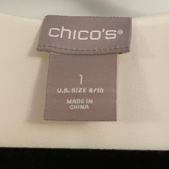2 Chico’s Vneck sz=8-10 lightweight, washable, silky, sleeveless dress tanks.EUC - Picture 4 of 10
